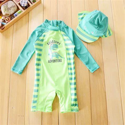 Aliexpress.com : Buy Children Swimsuit Baby Boys Handsome Dinosaur ...