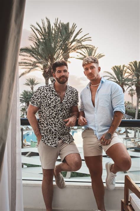 Stan Pin Stripe Poplin Twin Set In 2024 Cute Gay Couples Cute Gay Pinstripe