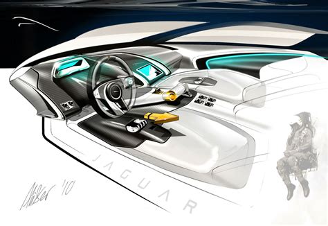 Jaguar C-X75 Concept - 2010 | sketsa mobil