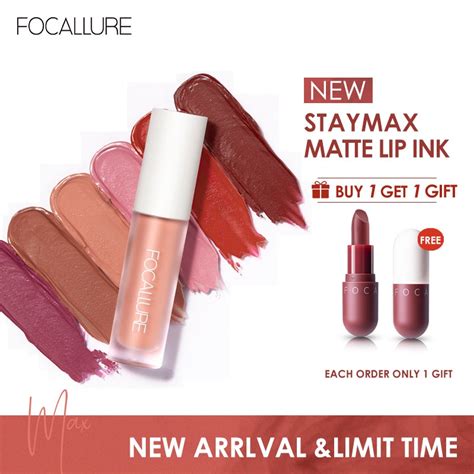 FOCALLURE Staymax Nude Matte Lipstick Long Lasting Velvet Lip Tint Makeup Shopee Philippines