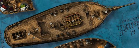 Galleon Ship Map