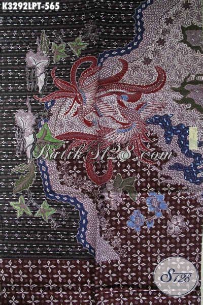 Batik Kain Solo Elegan Mewah Berkelas Pola Kemeja Lengan Panjang Batik