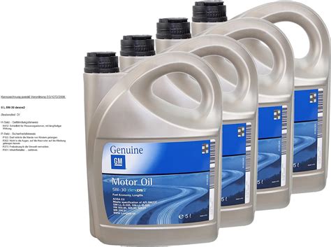 Opel GM 5W30 dexos2 Engine Oil : Amazon.co.uk: Automotive