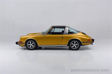 1973 Porsche 911 T Targa Sportomatic Metallic Gold Classic Cars