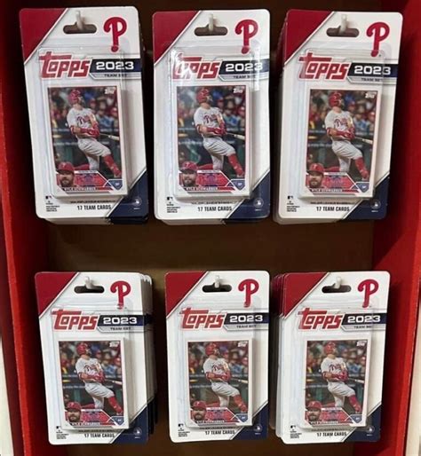 Philadelphia Phillies Topps Team Set Carls Cards Collectibles