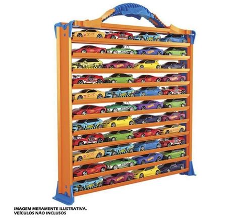 Hot Wheels Porta Carrinho Que Vira Pista Brinquedo Livre