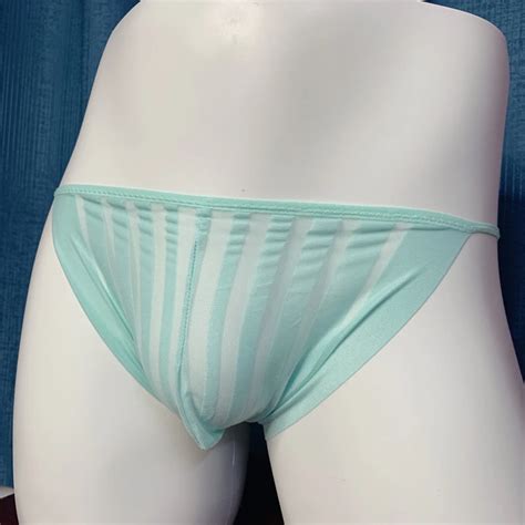 Slip Sexy En Dentelle Pour Homme Culotte Bikini Sous V Tement Transparent Taille Basse String