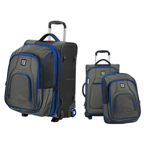 Ful Double Take 21" Wheeled Luggage With Zip-on Backpack Combo,China