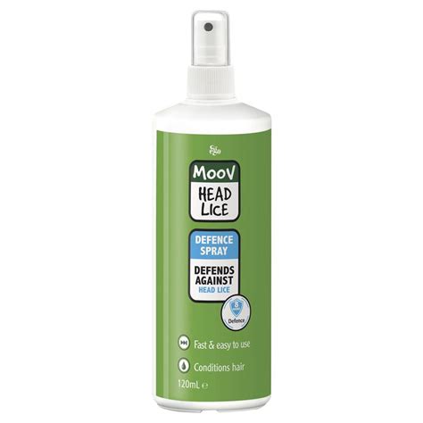 Buy Moov Head Lice Defence Spray 120ml Lice Nits Online At Chemist