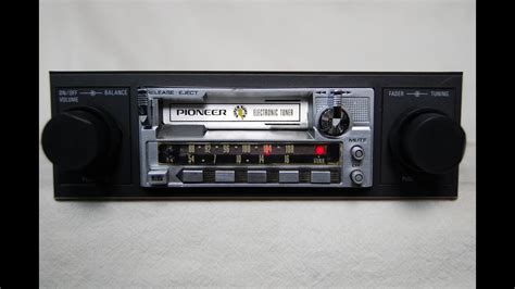 Vintage Pioneer Ke 2000 Amfm Supertuner Cassette Car Stereo 3 Youtube