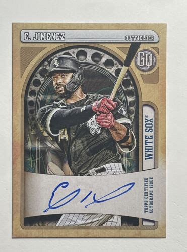 Topps Gypsy Queen Eloy Jimenez Auto Chicago White Sox Gqa Ej Ebay