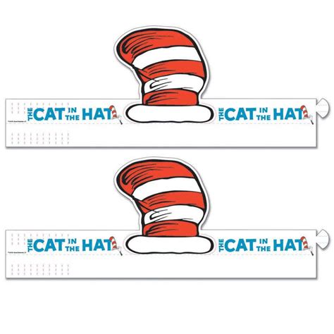 Teachersparadise Eureka® Dr Seuss™ Cats Hat Wearable Cut Out Hats