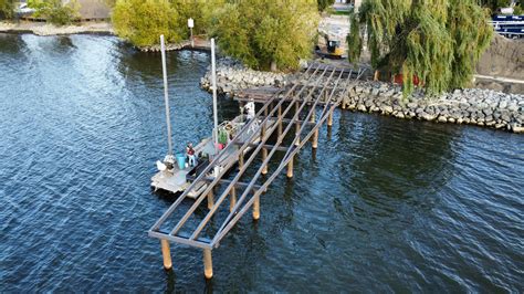 Pandosy Pier Shoreline Pile Driving