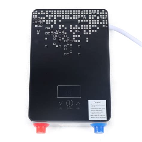 Instant Electric Tankless Hot Water Heater Whole House Black Water Heater 6500W EBay