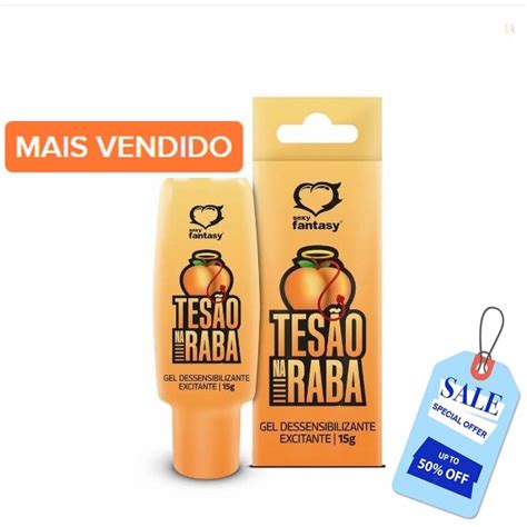 Gel Anal Tesão na Raba Dessensibilizante Tira Dor e Excitante 15g Shopee Brasil