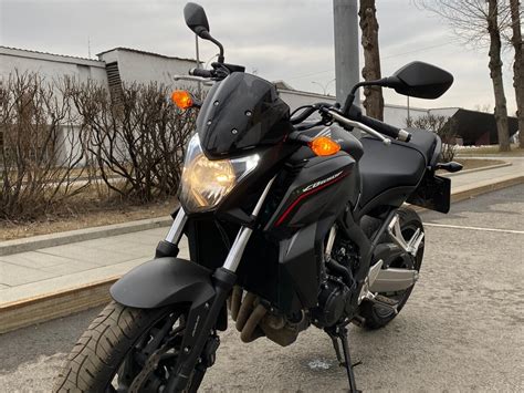 Купить б у Honda CB 650F инжектор 6 передач в Анапе чёрный naked bike 2014 года по цене 650 000