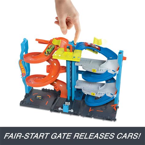 Hot Wheels City Transforming Race Tower Play Set