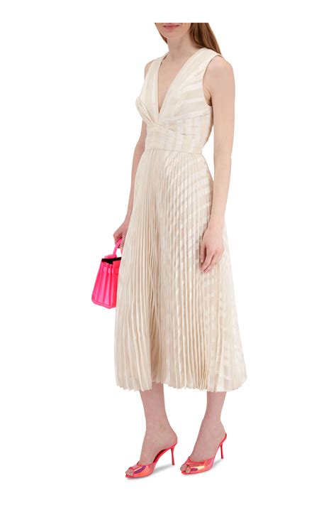 Zimmermann Burnout Sunray Nude Midi Dress Mitchell Stores