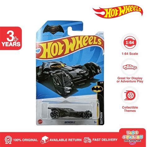 Hot Wheels Batman Vs Superman Batmobile Batman Lot G Toyzstatioon Shopee Philippines