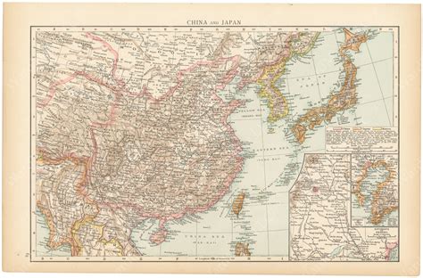 China, Japan, and Korea 1895 – WardMaps LLC