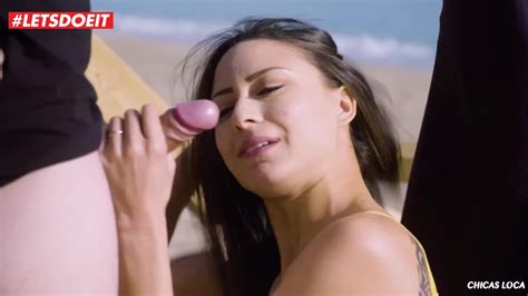 LETSDOEIT French Babe Fucks A Voyeur On The Beach Free Sex Video RedTube