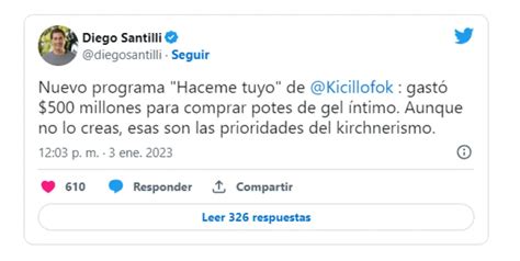 Kicillof Gast Millones En Compra De Un Gel Ntimo Para Sexo Anal Del Programa Haceme