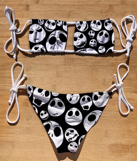 Swimwear Scrunch Butt Tie Side Square Top Bikini Set Etsy