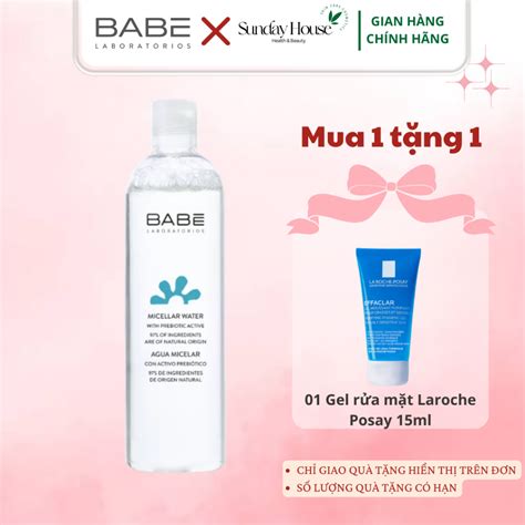 N C T Y Trang L M S Ch Cho Da Nh Y C M Babe Essentials Prebiotic Micellar Water Shopee Vi T Nam