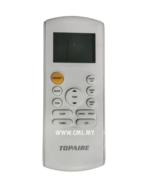 RG57B BGE ORIGINAL TOPAIRE REMOTE CONTROL CML