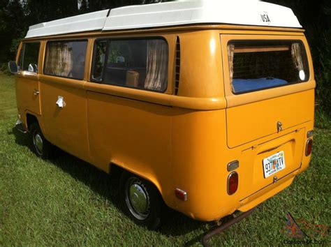 1971 VW TYPE 2 BAY WINDOW BUS CAMPER WESTFALIA