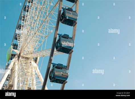 Detail of ferris wheel in Dusseldorf, Germany Stock Photo - Alamy