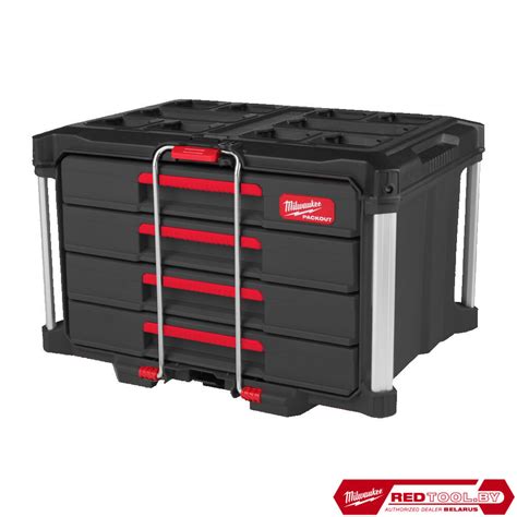 Купить кейс с выдвижными ящиками milwaukee packout 4 drawer tool box ...