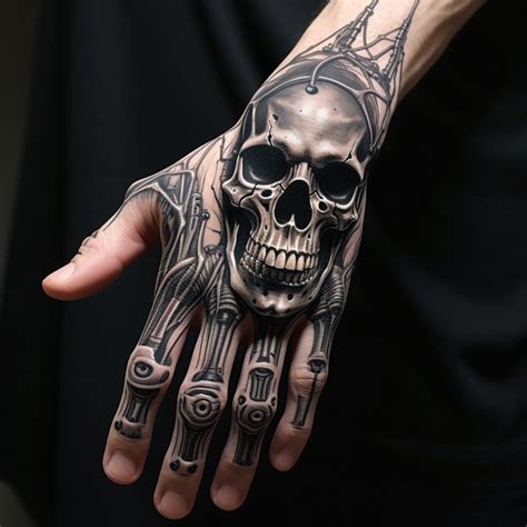 Bone Hand Tattoo – The Bridge Tattoo Designs