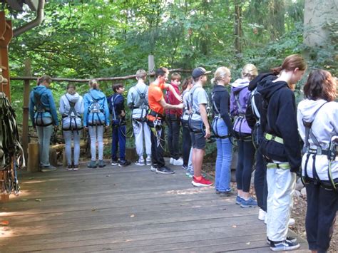 8F per Rad zum Kletterwald Scharnebeck Gymnasium Johanneum Lüneburg