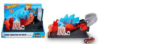 Mattel Hot Wheels City Dino Ataque A La Monta A Rusa Pistas De Coches De Juguetes Ni Os A Os