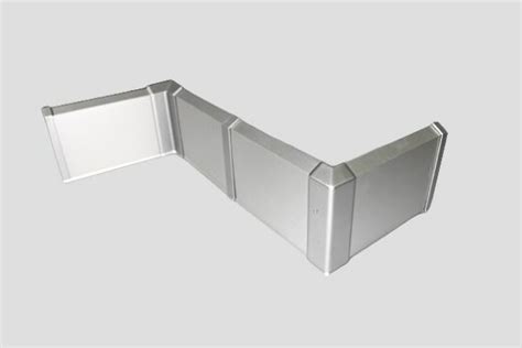 Плинтус ДЕКОПРОФИЛЬ (ЕВРОТРИМ) алюминиевый анодированный с кабель ...