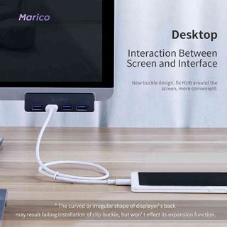 ORICO MH4PU/MH4PU-P Clip-type Aluminum 4 Ports USB 3.0 Type A HUB ...