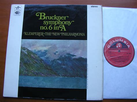 BRUCKNER: SYMPHONY No. 6 KLEMPERER / NEW PHILHARMONIA SAX 2582 ...