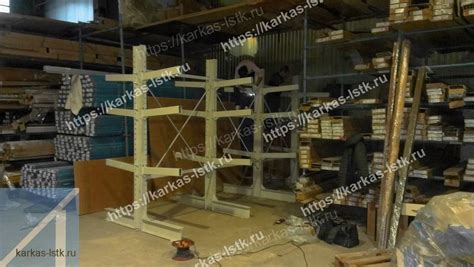 Стеллажи Елочки: средние, универсальные под металлопрокат