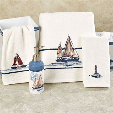 nautical bathroom towels