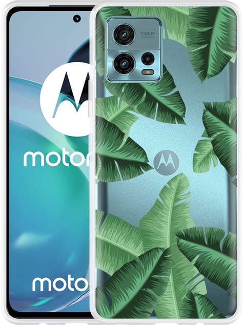 Motorola Moto G72 Hoesje Palm Leaves Designed By Cazy Bol