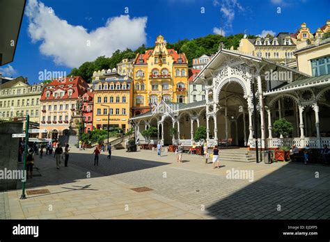 Karlovy Vary spa town in the Czech Republic Stock Photo - Alamy
