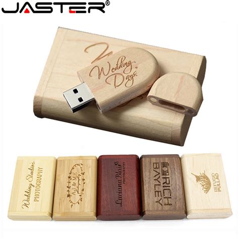 JASTER USB דיסק און קי 128gb זיכרון מקל 2.0 עץ משלוח לוגו אישי מותאם ...