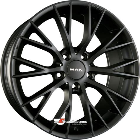 MAK MÜNCHEN Matt Black 8,5x20" 5x120 et25 | Matt Black | 5x120 | 20 ...