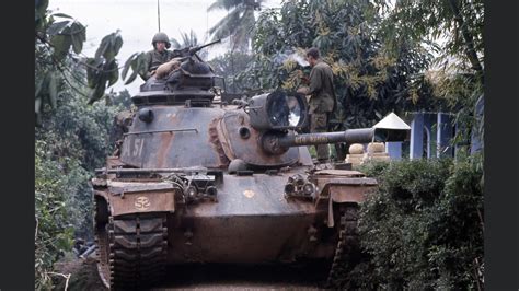 US M48 Patton in Hue City with a hat, Vietnam War. : r/TankPorn