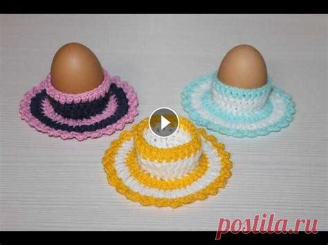 Подставка для пасхального яйца крючком. Easter egg cup saucer (English ...