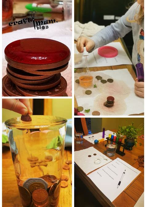 Surface tension experiments - Crafty Mum