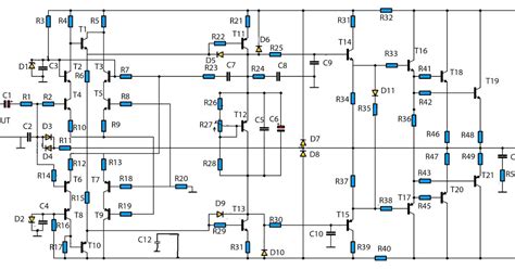2800w High Power Amplifier Circuit Updated Electronic Circuit - Riset