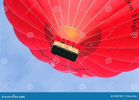 Virgin Hot Air Balloon Being Inflated Just Before Take Off Editorial