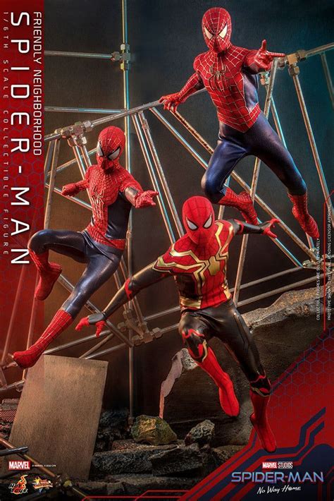 Hot Toys Movie Masterpiece Series Marvel Spiderman No Way Home Tobey Maguire Escala 1 6 Lux